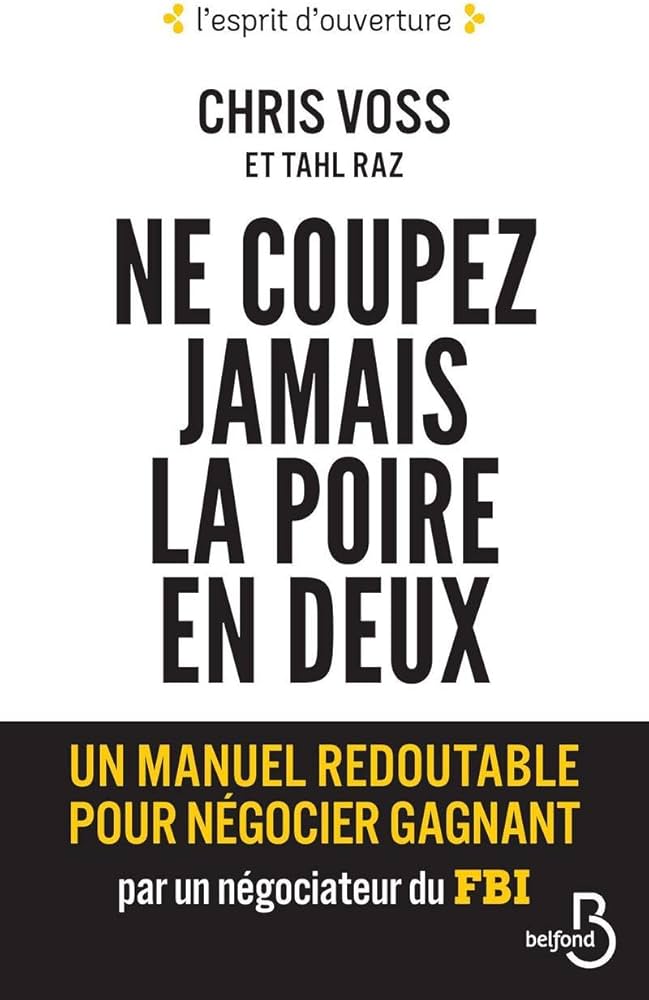 Ne coupez jamais la poire en deux